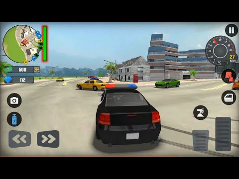 Go To Town 6: New 2021 #14 Driving To Home On Police Car - Huge Open City  - GTA 6 Android Gameplay