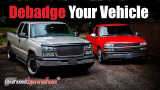 DE-BADGE your Car or Truck / Remove molding from a vehicle