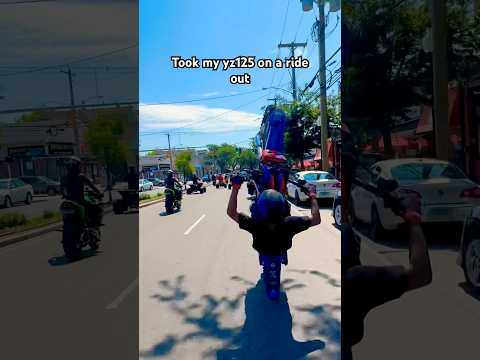 First time ever taking my bike on a ride out 🔥 #explore #viral #bikelife #jwayx2 #yz125 #trending