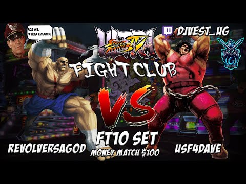 USF4 Fight Club - RevolverSaGod VS USF4Dave FT10 Set Money Match ($100)