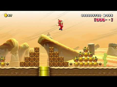 World 2-1 Pyramidal Point by 3rd Bunny - Super Mario Maker 2 - No Commentary 1ca