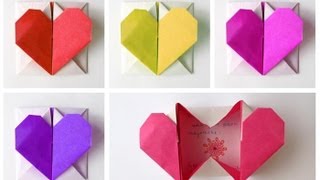 Tutorial -Origami Heart-Box -Corazón en origami