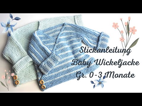 Baby Wickeljacke 0-3 Monate/ ca 80g Baumwolle