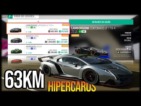 Forza Horizon 4 - 63KM RACE with AUCTION HYPERCARS only the TOP