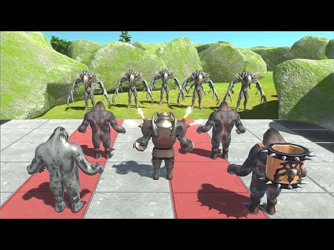 GORO VS SCOURGE CHALLENGE - Animal Revolt Battle Simulator