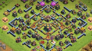 【クラクラ】クイヒードラゴンラッシュPart18 TH14全壊