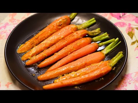 Möhren Gemüse mal anders: glasierte Karotten Rezept ist zu Ostern als Beilage wie geschaffen!