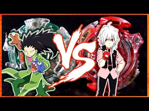 Kaiser Kerbeus .L.P vs Storm Spriggan .K.U - BATALHA BEYBLADE BURST!!