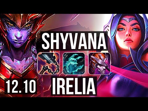 SHYVANA vs IRELIA (TOP) | 14/1/8, Legendary, 300+ games | KR Diamond | 12.10