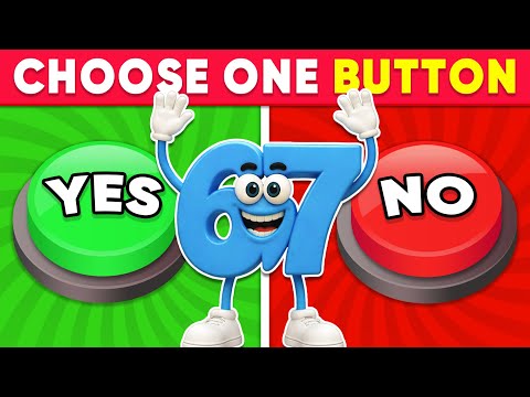 Choose One Button 🔴🟢 YES or NO 🤷‍♂️ 67 Questions | Daily Quiz