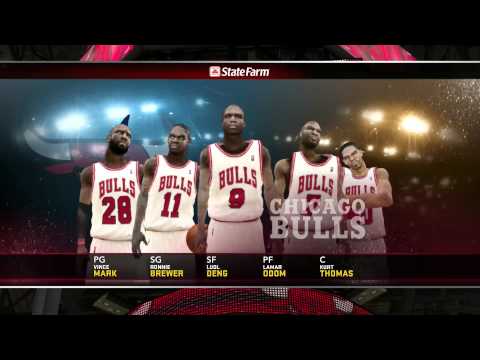 NBA 2K12 PC My Player - [Bulls 2nd game] Full Intro