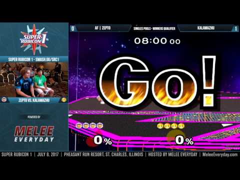 Super Rubicon 1 - Kalamazhu (Peach) vs. AF | Zepto (Ice Climbers) - SSBM - Pools W. Qualifier