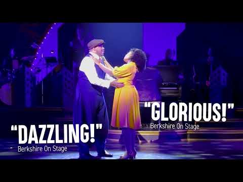 Ain’t Misbehavin’ musical trailer still with cast performing on a Harlem-style nightclub set