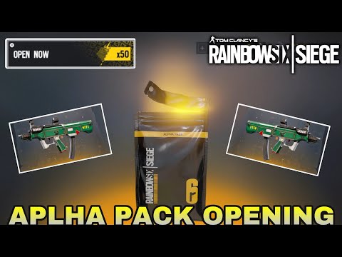 *CRAZY* 50 ALPHA PACK OPENING - Rainbow Six Siege