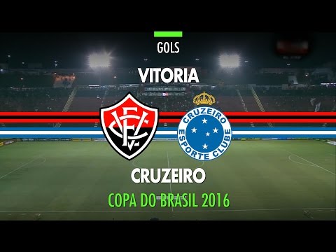 Gols - Vitória 1 x 2 Cruzeiro - Copa do Brasil - 06/07/2016