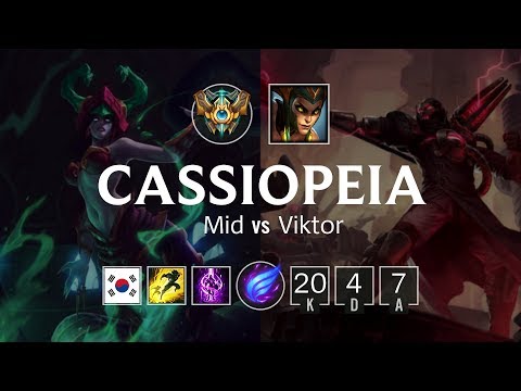 Cassiopeia Mid vs Viktor - KR Challenger Patch 8.23