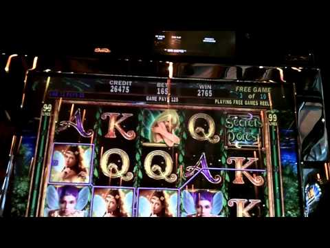 Secrets of the Forest slot machine bonus win at Sands Casino