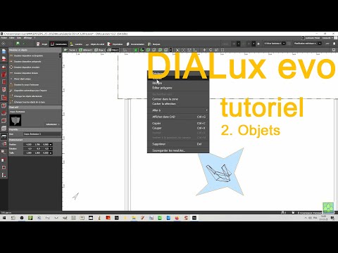 DIALux evo - 2. Objets : importation, position, orientation, modification - Tutoriel débutants