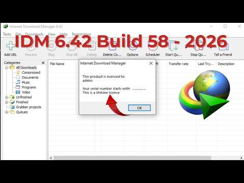 Internet Download Manager 6.42 Build 58 | Latest Version IDM | Working 2026