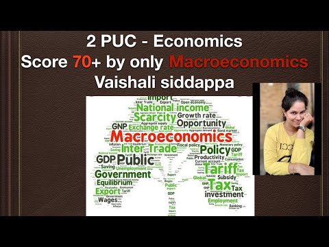 2 PUC - Macroeconomics - scoring 70 + marks  with my strategy by reading only Macroeconomics
