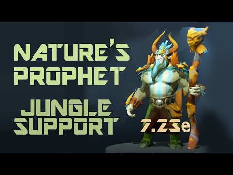 7.23e URGHHH NOOB TEAM | Dota 2 Nature's Prophet Jungle & Support (No commentary)