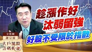 趁漲作好汰弱留強 好股不受限於指數 (圖)