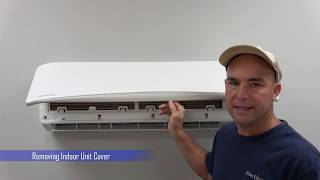 DuctlessAire Removing Indoor Unit Cover