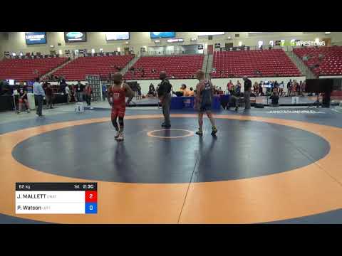 2018 Marine Corps US Open/Masters D Freestyle 62 Con 4 - JEFFREY MALLETT (Unat) Vs. Perry Watson (
