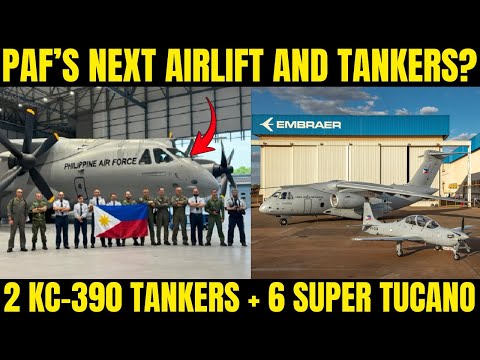 Neue Transportflugzeuge der pakistanischen Luftwaffe: 2 KC-390 Tanker + 6 Super Tucano
