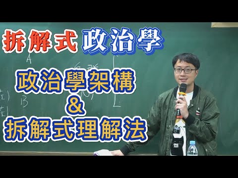 知識圖解─拆解式政治學│政治學架構&拆解式理解法│韋伯老師(5分鐘搶先看) | 志光保成旗艦商城        