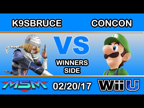 MSM 86 - K9sbruce (Sheik) Vs. Mr. ConCon (Luigi) Winners Side ft. Lalo879