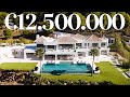 Inside 12 500 000 Brand New Modern MEGA MANSION Frontline Golf In Marbella Drumelia Real Estate