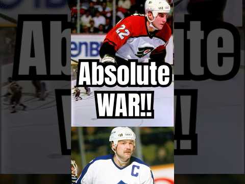 Wendel Clark vs Rick Tocchet - Brutal NHL Fight! Legends Throw Down! 💥🥊 #nhl #hockey