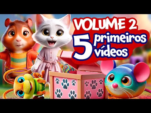 Bixulinhos Volume 2 -- 5 Primeiros Vídeos Infantis Maratona de música