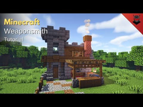 Minecraft: How to Build a Medieval Weaponsmith's House | Weaponsmith House (Tutorial)