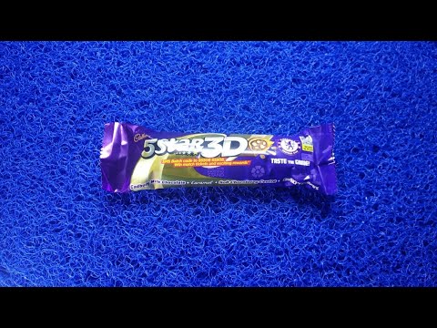 Cadbury five star 3 D unwrapping and review