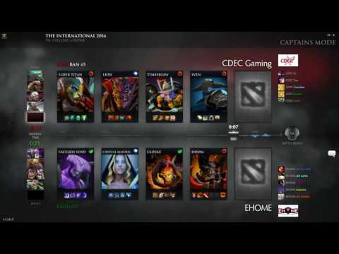 TI6 Chinese Qualifiers ||| CDEC vs Ehome Bo1