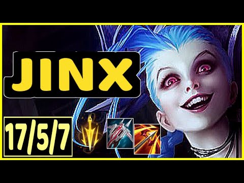 JINX VS SIVIR - 17/5/7 KDA ADC GAMEPLAY