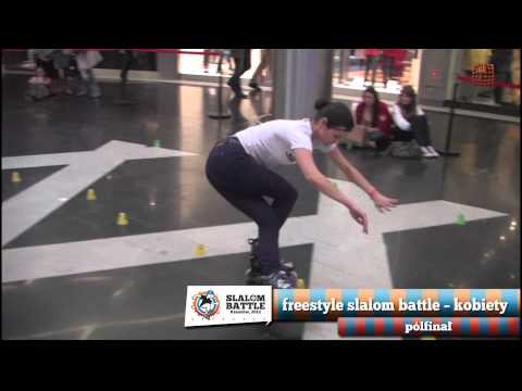 Rzeszów Slalom Battle 2012 - freestyle slalom battle kobiet - półfinał II