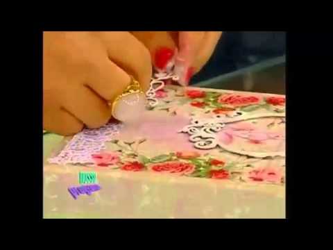 Caixa Dama Shabby Chic   Camila Claro   Nosso Programa maio 2015