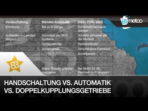 Handschaltung vs Automatik vs DSG Doppelkupplungsgetriebe |Schaltgetriebe/Handschaltung vor dem Aus?