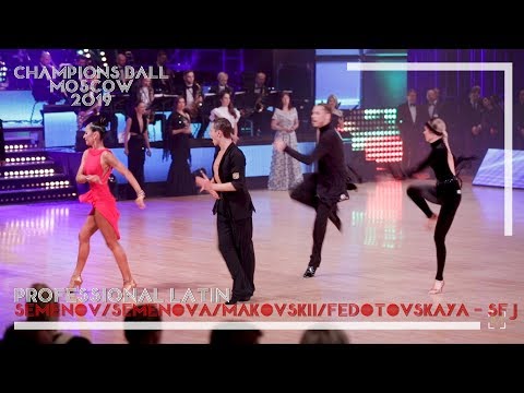 Semenov, Semenova, Makovskii, Fedotovskaya | 2019 Champions' Ball Moscow - WDC Pro Latin - SF Jive