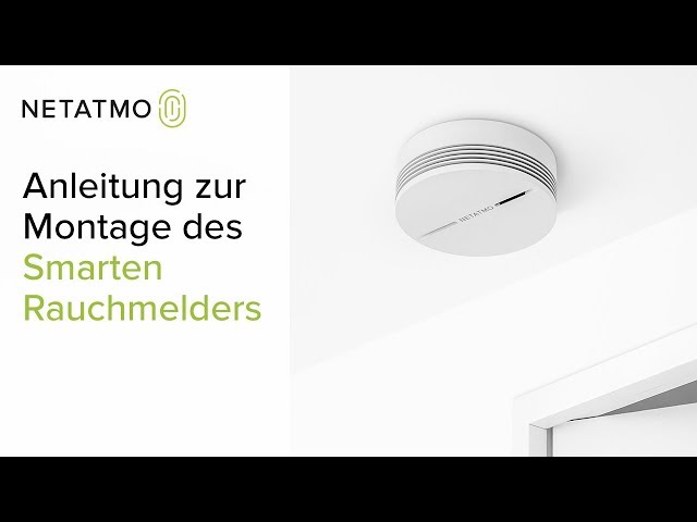 Video teaser per Anleitung zur Montage des Netatmo Smarten Rauchmelders