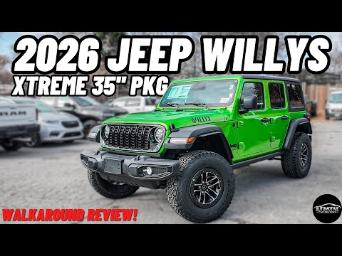 2026 JEEP WRANGLER 4-DOOR WILLYS! | *Full Walkaround Review* | The BEST Jeep Model?!