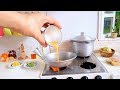 EGG FRIED RICE [ MINI REAL FOOD COOKING] MINIATURE COOKING | Kitchen Toy Set