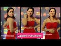 Vaidehi Parsurami Looking Hot And Beautiful In Red Out Fit At Maharastra Cha Favourite Kon