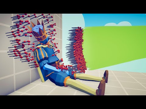 BLOWDART PINNING EVERY UNIT TO THE WALL - TABS Totally Accurate Battle Simulator