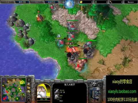 【皇冠之圣骑火枪流】魔兽争霸xiaoy解说lucifer vs ferfe LR