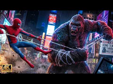 “King Kong vs Spider-Man | 10 Minute Full Cinematic Fight Story  | Ultra Realistic CGI Action”