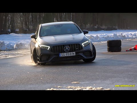 Włoch Grzegorz - Mercedes A 45s AMG - SuperOES 2 Runda Tor Kielce 20-02-2021